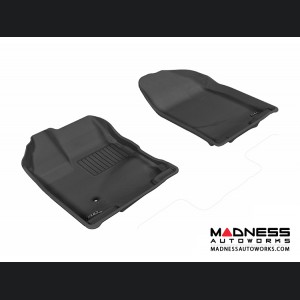 Ford Edge Floor Mats (Set of 2) - Front - Black by 3D MAXpider